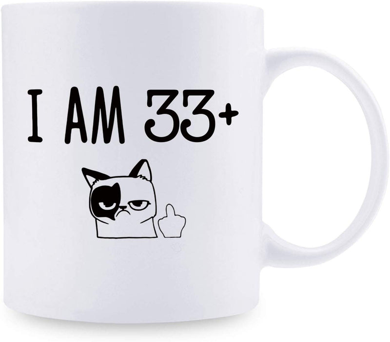 34th Birthday Gifts for Men - 1985 Birthday Gifts for Men, 34 Years Old Birthday Gifts Coffee Mug for Dad, Husband, Friend, Brother, Him, Colleague, Coworker - 11oz