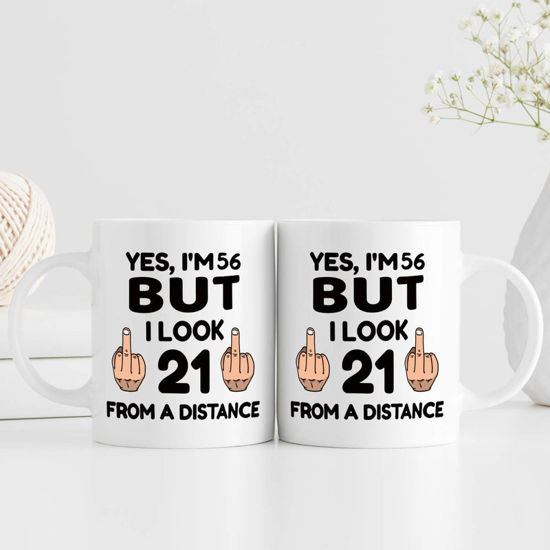 56th Birthday Gifts for Women - 1963 Birthday Gifts for Women, 56 Years Old Birthday Gifts Coffee Mug for Mom, Wife, Friend, Sister, Her, Colleague, Coworker - 11oz