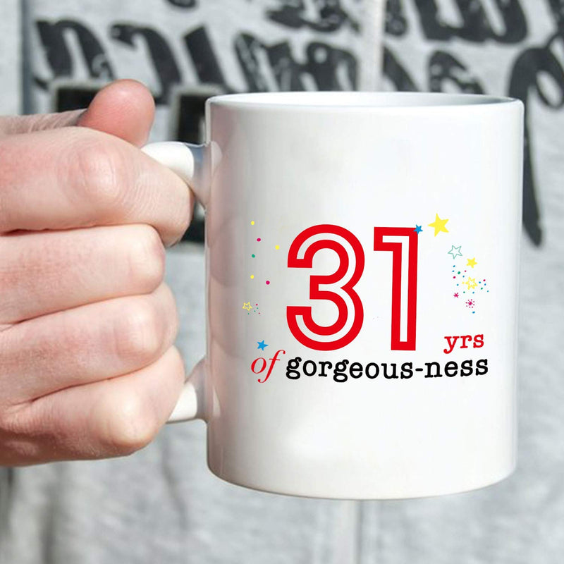 31st Birthday Gifts for Men - 1988 Birthday Gifts for Men, 31 Years Old Birthday Gifts Coffee Mug for Dad, Husband, Friend, Brother, Him, Colleague, Coworker - 11oz