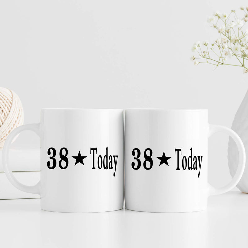 38th Birthday Gifts for Men - 1981 Birthday Gifts for Men, 38 Years Old Birthday Gifts Coffee Mug for Dad, Husband, Friend, Brother, Him, Colleague, Coworker - 11oz