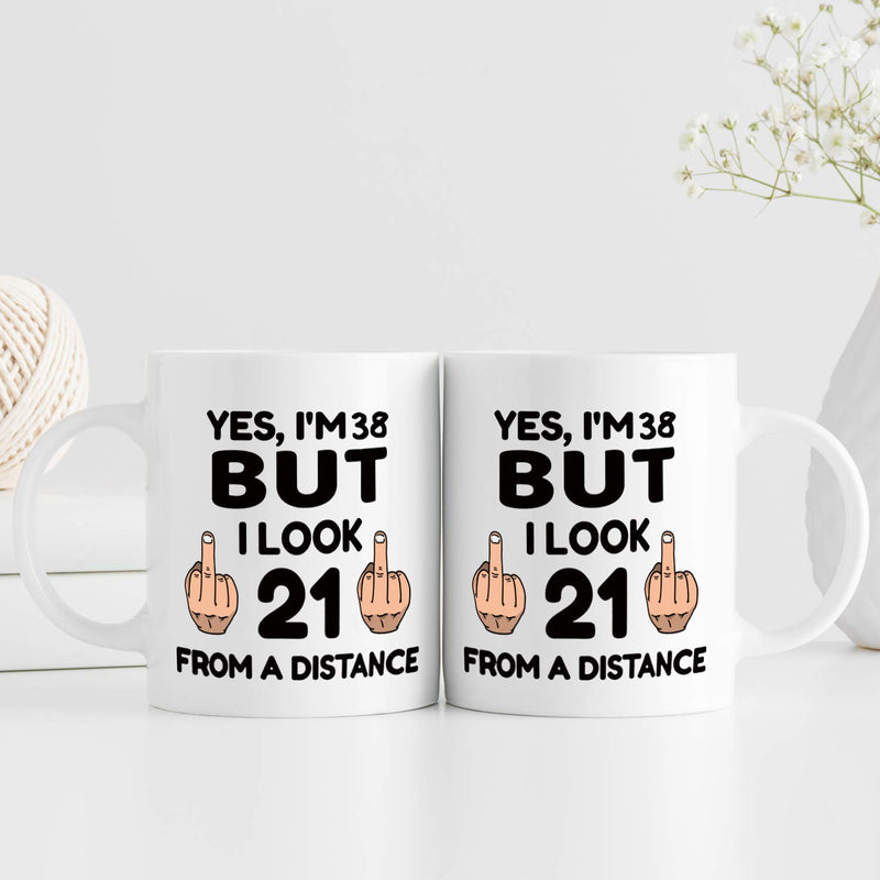 38th Birthday Gifts for Women - 1981 Birthday Gifts for Women, 38 Years Old Birthday Gifts Coffee Mug for Mom, Wife, Friend, Sister, Her, Colleague, Coworker - 11oz