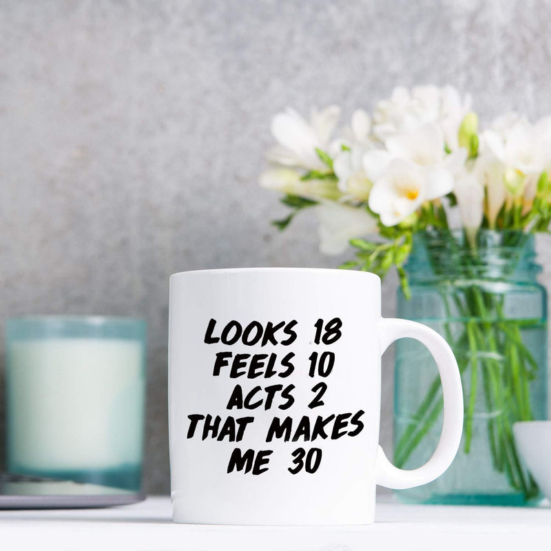 30th Birthday Gifts for Men - 1989 Birthday Gifts for Men, 30 Years Old Birthday Gifts Coffee Mug for Dad, Husband, Friend, Brother, Him, Colleague, Coworker - 11oz