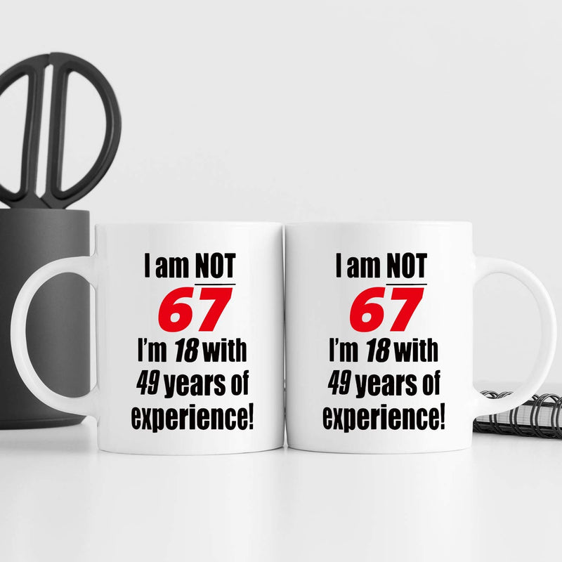 67th Birthday Gifts for Women - 1952 Birthday Gifts for Women, 67 Years Old Birthday Gifts Coffee Mug for Mom, Wife, Friend, Sister, Her, Colleague, Coworker - 11oz