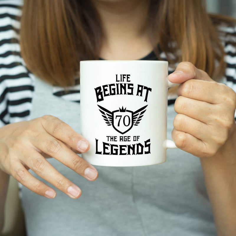 70th Birthday Gifts for Women - 1949 Birthday Gifts for Women, 70 Years Old Birthday Gifts Coffee Mug for Mom, Wife, Friend, Sister, Her, Colleague, Coworker - 11oz