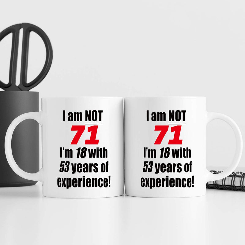 71st Birthday Gifts for Women - 1948 Birthday Gifts for Women, 71 Years Old Birthday Gifts Coffee Mug for Mom, Wife, Friend, Sister, Her, Colleague, Coworker - 11oz