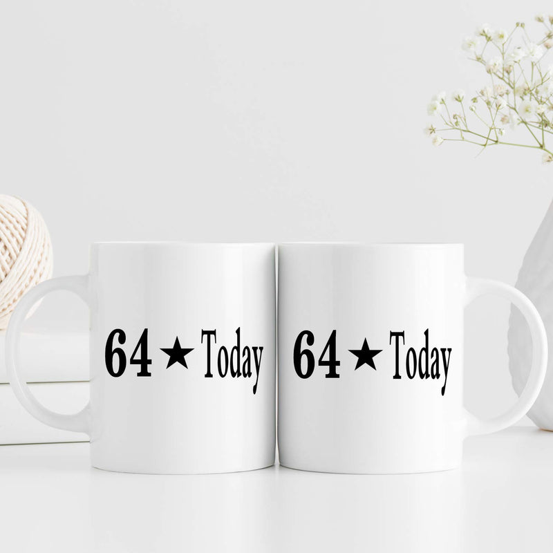 64th Birthday Gifts for Men - 1955 Birthday Gifts for Men, 64 Years Old Birthday Gifts Coffee Mug for Dad, Husband, Friend, Brother, Him, Colleague, Coworker - 11oz