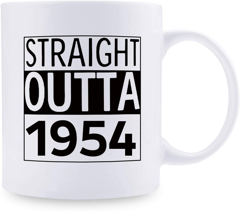 65th Birthday Gifts for Women - 1954 Birthday Gifts for Women, 65 Years Old Birthday Gifts Coffee Mug for Mom, Wife, Friend, Sister, Her, Colleague, Coworker - 11oz