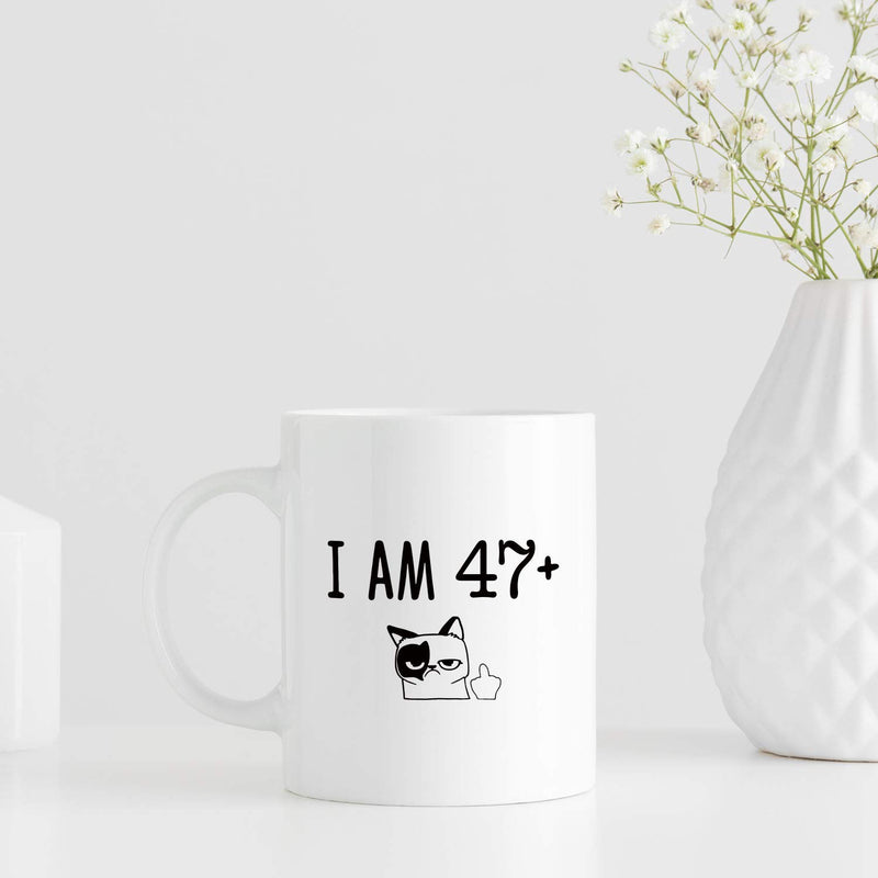 48th Birthday Gifts for Women - 1971 Birthday Gifts for Women, 48 Years Old Birthday Gifts Coffee Mug for Mom, Wife, Friend, Sister, Her, Colleague, Coworker - 11oz