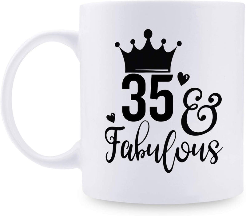 35th Birthday Gifts for Women - 1984 Birthday Gifts for Women, 35 Years Old Birthday Gifts Coffee Mug for Mom, Wife, Friend, Sister, Her, Colleague, Coworker - 11oz