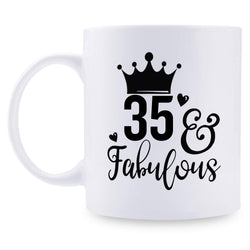 35th Birthday Gifts for Men - 1984 Birthday Gifts for Men, 35 Years Old Birthday Gifts Coffee Mug for Dad, Husband, Friend, Brother, Him, Colleague, Coworker - 11oz