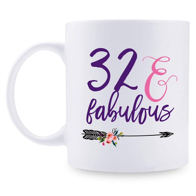 32nd Birthday Gifts for Men - 1987 Birthday Gifts for Men, 32 Years Old Birthday Gifts Coffee Mug for Dad, Husband, Friend, Brother, Him, Colleague, Coworker - 11oz