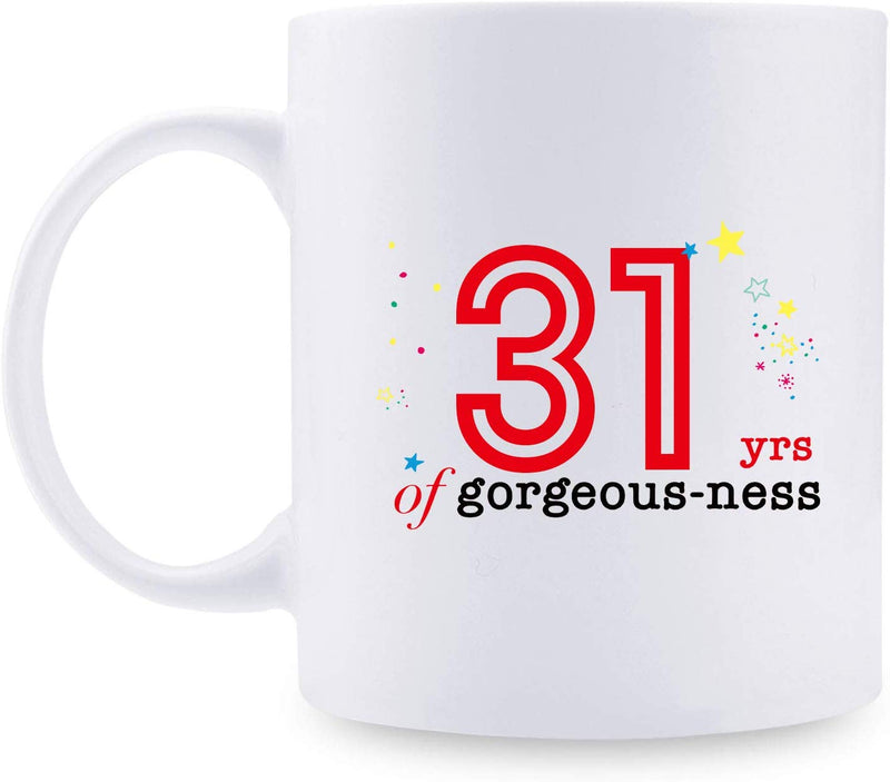 31st Birthday Gifts for Men - 1988 Birthday Gifts for Men, 31 Years Old Birthday Gifts Coffee Mug for Dad, Husband, Friend, Brother, Him, Colleague, Coworker - 11oz