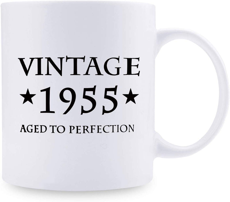 64th Birthday Gifts for Women - 1955 Birthday Gifts for Women, 64 Years Old Birthday Gifts Coffee Mug for Mom, Wife, Friend, Sister, Her, Colleague, Coworker - 11oz