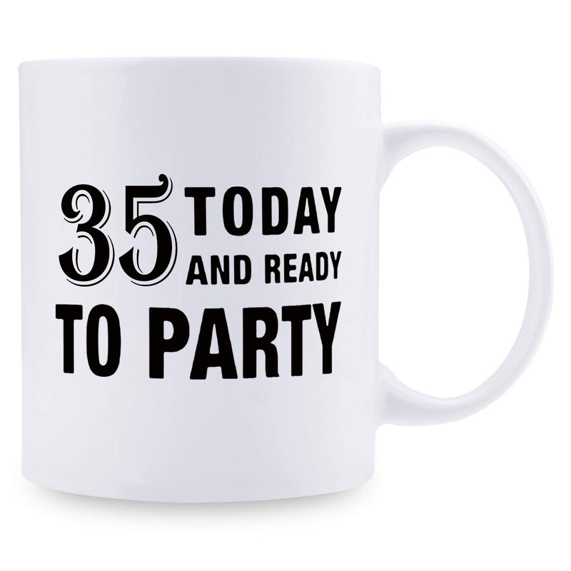 35th Birthday Gifts for Men - 1984 Birthday Gifts for Men, 35 Years Old Birthday Gifts Coffee Mug for Dad, Husband, Friend, Brother, Him, Colleague, Coworker - 11oz