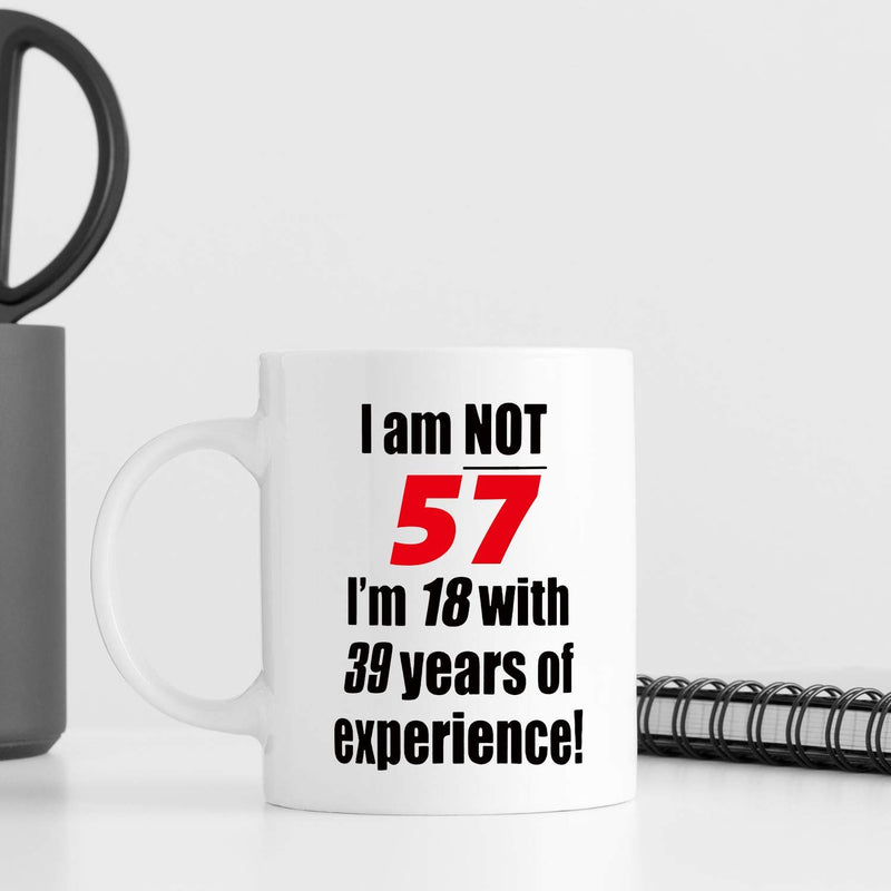 57th Birthday Gifts for Men - 1962 Birthday Gifts for Men, 57 Years Old Birthday Gifts Coffee Mug for Dad, Husband, Friend, Brother, Him, Colleague, Coworker - 11oz