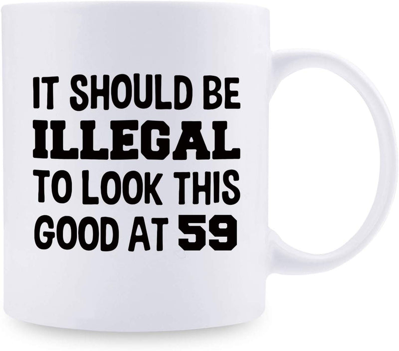 59th Birthday Gifts for Women - 1960 Birthday Gifts for Women, 59 Years Old Birthday Gifts Coffee Mug for Mom, Wife, Friend, Sister, Her, Colleague, Coworker - 11oz