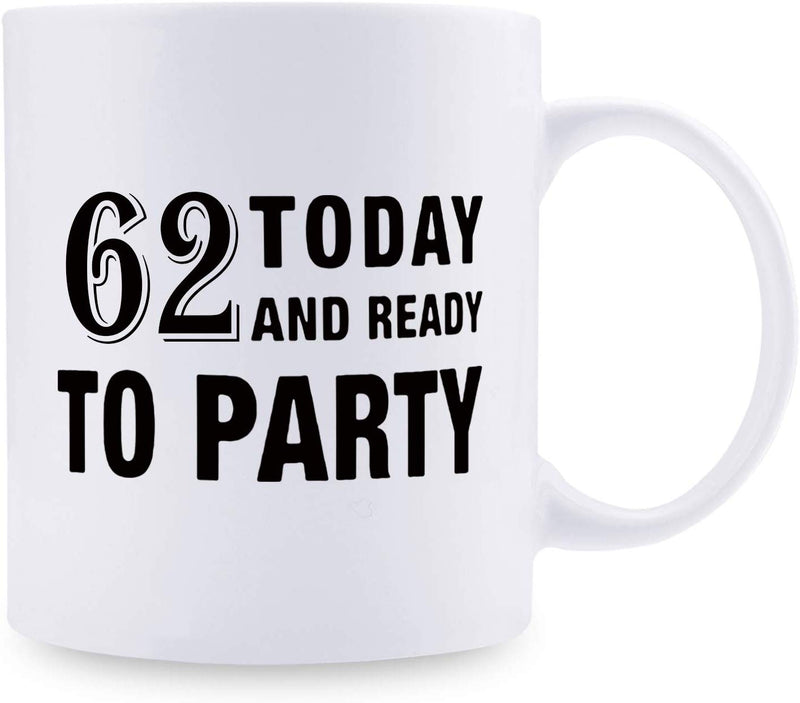 62nd Birthday Gifts for Men - 1957 Birthday Gifts for Men, 62 Years Old Birthday Gifts Coffee Mug for Dad, Husband, Friend, Brother, Him, Colleague, Coworker - 11oz