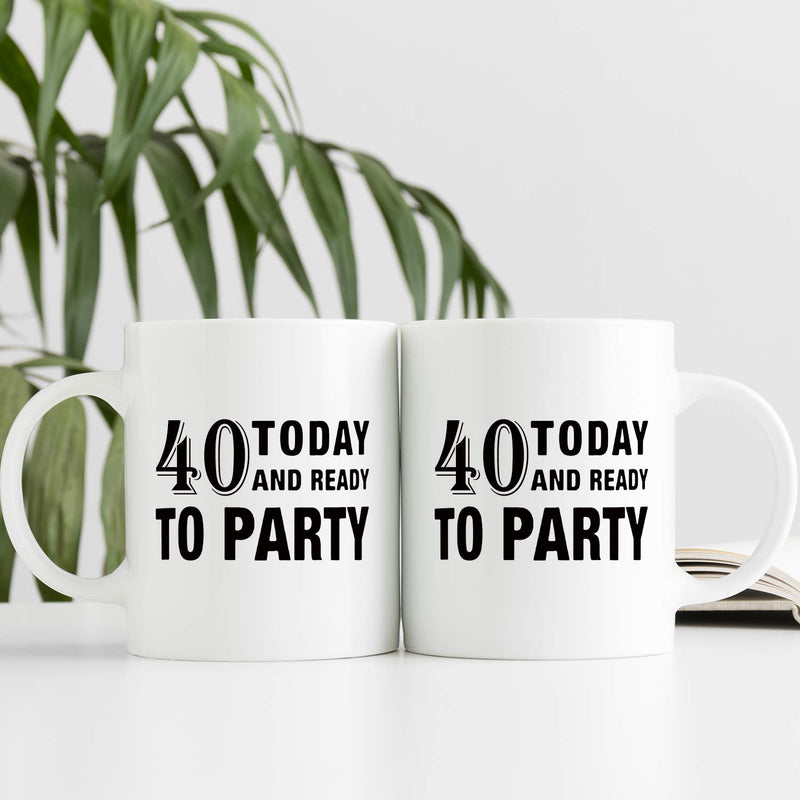 40th Birthday Gifts for Men - 1979 Birthday Gifts for Men, 40 Years Old Birthday Gifts Coffee Mug for Dad, Husband, Friend, Brother, Him, Colleague, Coworker - 11oz