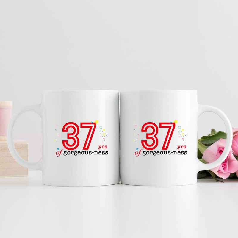 37th Birthday Gifts for Women - 1982 Birthday Gifts for Women, 37 Years Old Birthday Gifts Coffee Mug for Mom, Wife, Friend, Sister, Her, Colleague, Coworker - 11oz