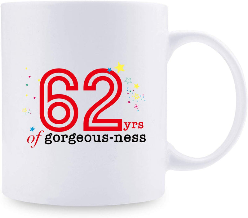62nd Birthday Gifts for Men - 1957 Birthday Gifts for Men, 62 Years Old Birthday Gifts Coffee Mug for Dad, Husband, Friend, Brother, Him, Colleague, Coworker - 11oz