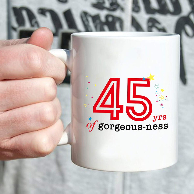 45th Birthday Gifts for Men - 1974 Birthday Gifts for Men, 45 Years Old Birthday Gifts Coffee Mug for Dad, Husband, Friend, Brother, Him, Colleague, Coworker - 11oz