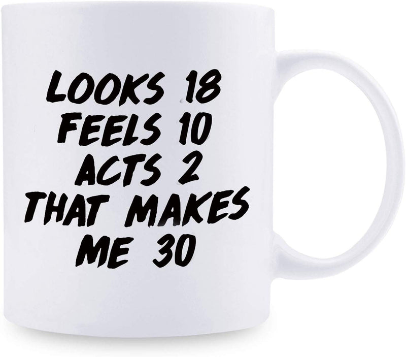 30th Birthday Gifts for Men - 1989 Birthday Gifts for Men, 30 Years Old Birthday Gifts Coffee Mug for Dad, Husband, Friend, Brother, Him, Colleague, Coworker - 11oz