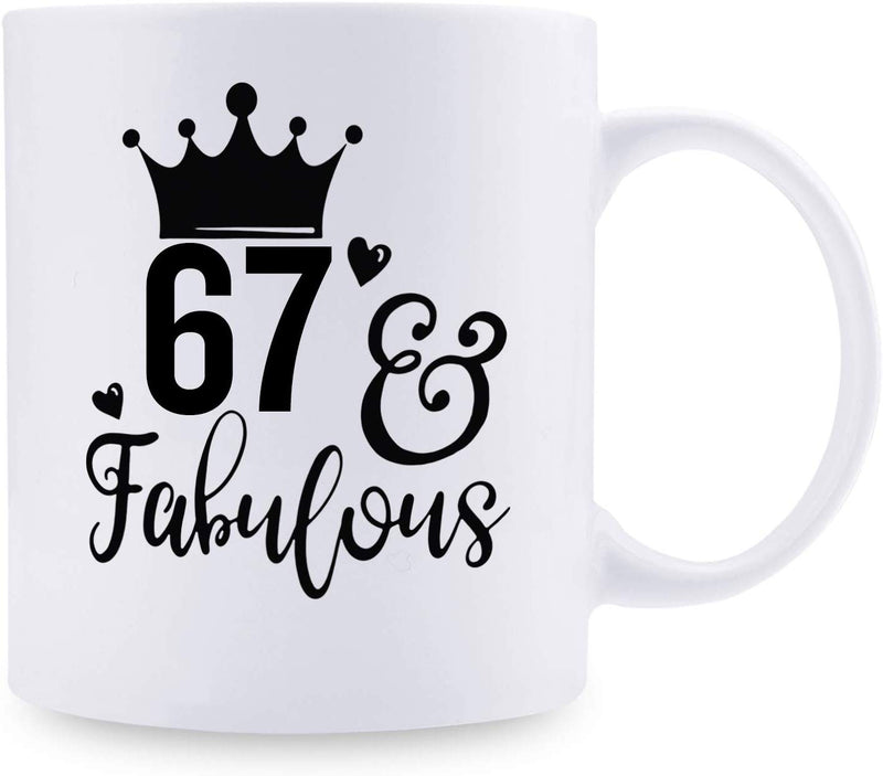 67th Birthday Gifts for Men - 1952 Birthday Gifts for Men, 67 Years Old Birthday Gifts Coffee Mug for Dad, Husband, Friend, Brother, Him, Colleague, Coworker - 11oz