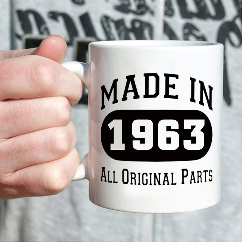 56th Birthday Gifts for Women - 1963 Birthday Gifts for Women, 56 Years Old Birthday Gifts Coffee Mug for Mom, Wife, Friend, Sister, Her, Colleague, Coworker - 11oz