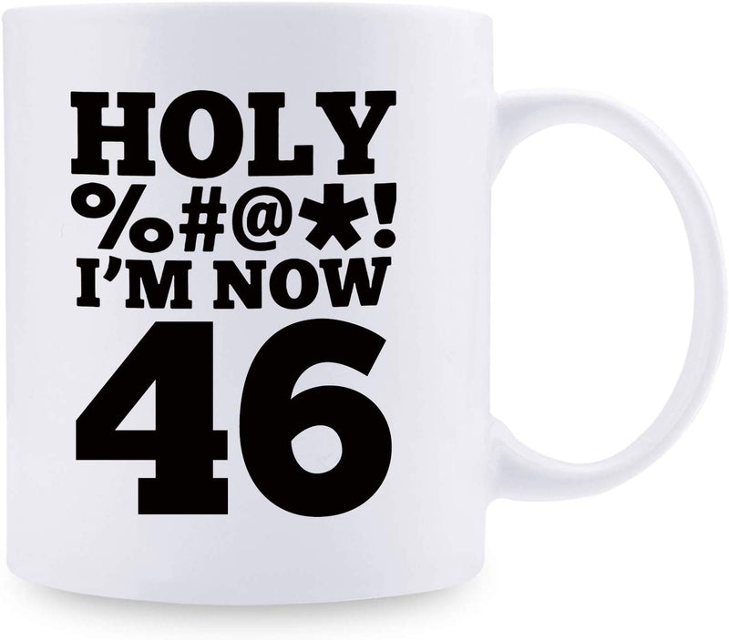 46th Birthday Gifts for Women - 1973 Birthday Gifts for Women, 46 Years Old Birthday Gifts Coffee Mug for Mom, Wife, Friend, Sister, Her, Colleague, Coworker, HOLY MUG - 11oz