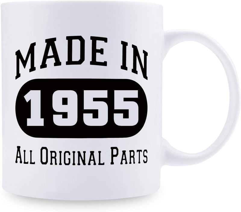 64th Birthday Gifts for Men - 1955 Birthday Gifts for Men, 64 Years Old Birthday Gifts Coffee Mug for Dad, Husband, Friend, Brother, Him, Colleague, Coworker - 11oz
