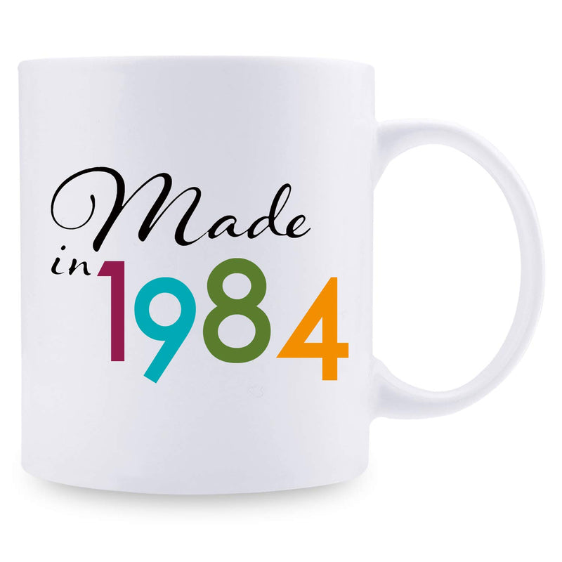 35th Birthday Gifts for Men - 1984 Birthday Gifts for Men, 35 Years Old Birthday Gifts Coffee Mug for Dad, Husband, Friend, Brother, Him, Colleague, Coworker - 11oz