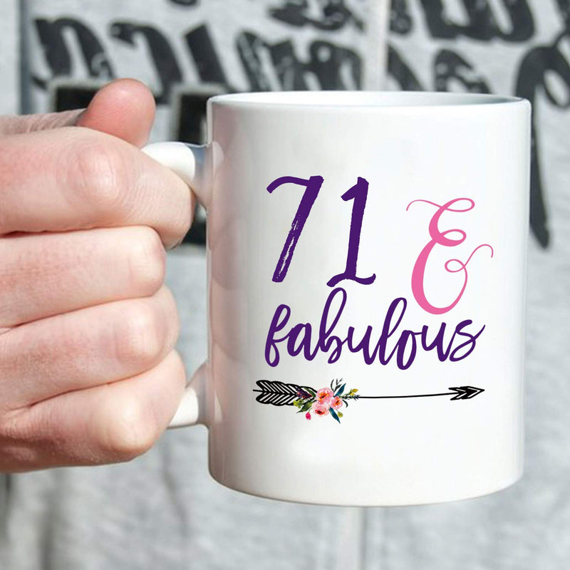 71st Birthday Gifts for Men - 1948 Birthday Gifts for Men, 71 Years Old Birthday Gifts Coffee Mug for Dad, Husband, Friend, Brother, Him, Colleague, Coworker - 11oz