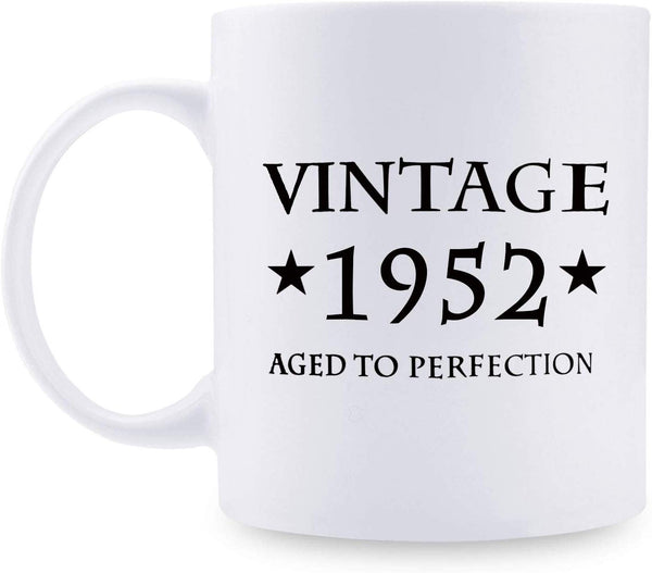 67th Birthday Gifts for Women - 1952 Birthday Gifts for Women, 67 Years Old Birthday Gifts Coffee Mug for Mom, Wife, Friend, Sister, Her, Colleague, Coworker - 11oz