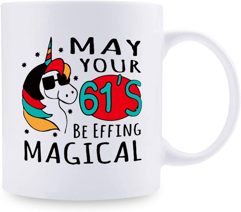 61st Birthday Gifts for Men - 1958 Birthday Gifts for Men, 61 Years Old Birthday Gifts Coffee Mug for Dad, Husband, Friend, Brother, Him, Colleague, Coworker - 11oz