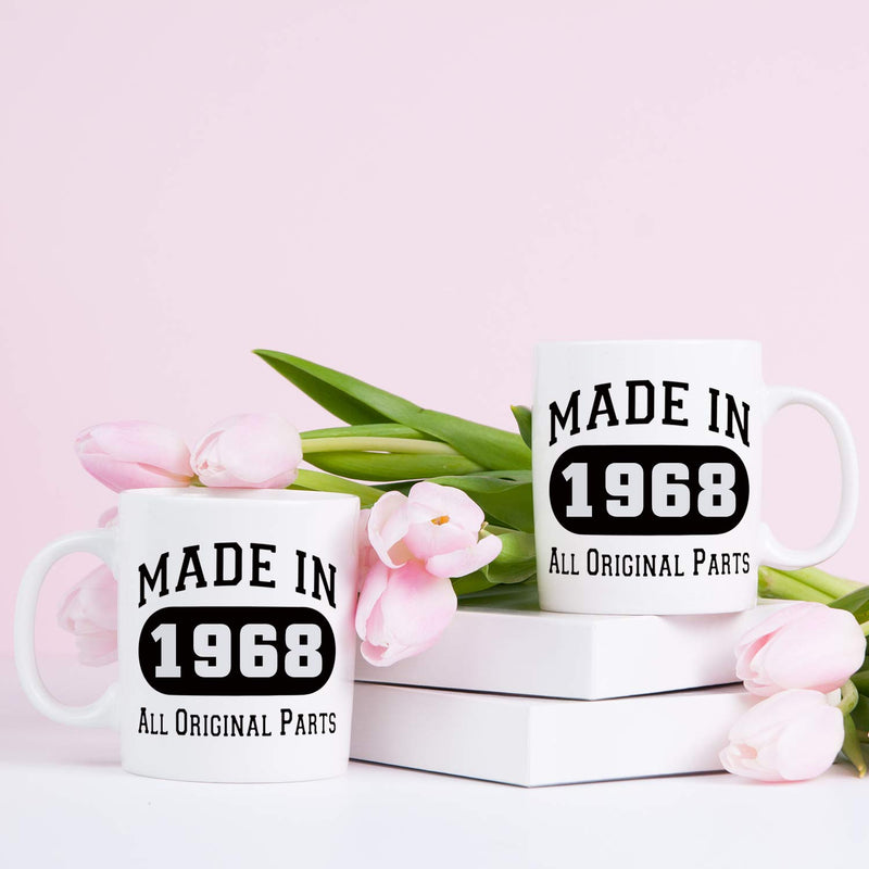 51st Birthday Gifts for Women - 1968 Birthday Gifts for Women, 51 Years Old Birthday Gifts Coffee Mug for Mom, Wife, Friend, Sister, Her, Colleague, Coworker - 11oz