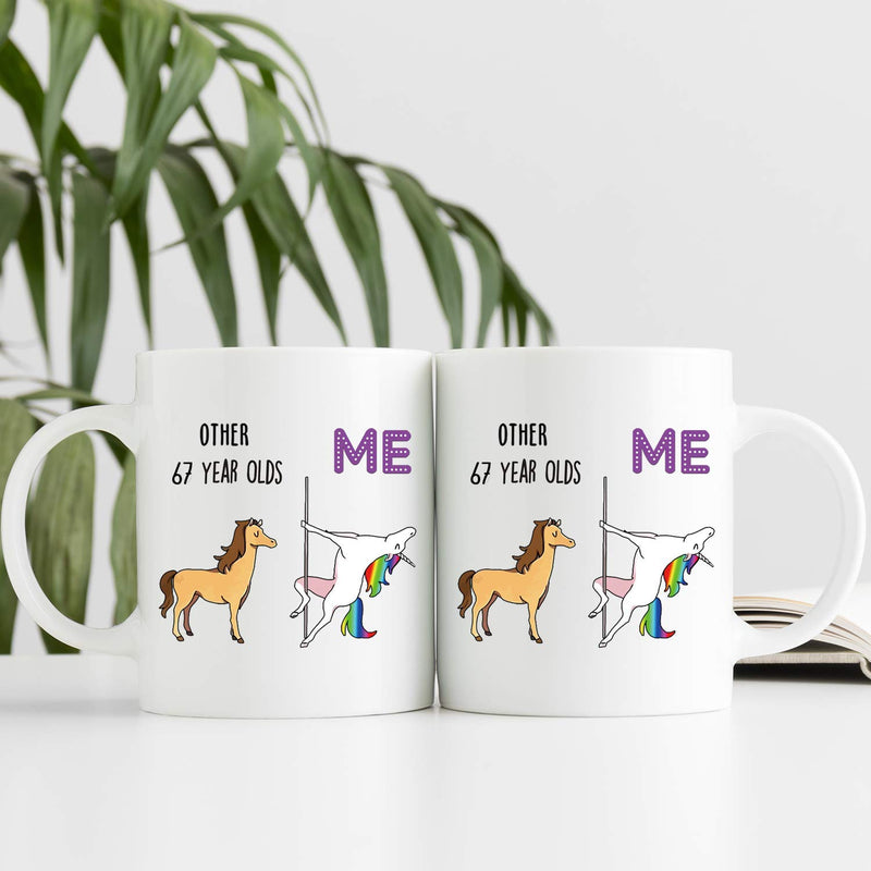67th Birthday Gifts For Men - 1952 Birthday Gifts for Men, 67 Years Old Birthday Gifts Coffee Mug for Dad, Husband, Friend, Brother, Him, Colleague, Coworker - 11oz
