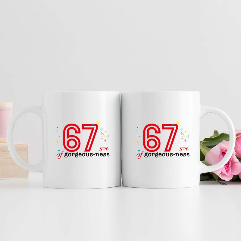 67th Birthday Gifts for Women - 1952 Birthday Gifts for Women, 67 Years Old Birthday Gifts Coffee Mug for Mom, Wife, Friend, Sister, Her, Colleague, Coworker - 11oz