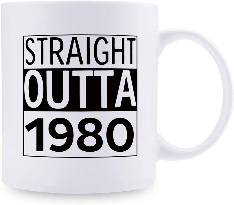 39th Birthday Gifts for Women - 1980 Birthday Gifts for Women, 39 Years Old Birthday Gifts Coffee Mug for Mom, Wife, Friend, Sister, Her, Colleague, Coworker - 11oz