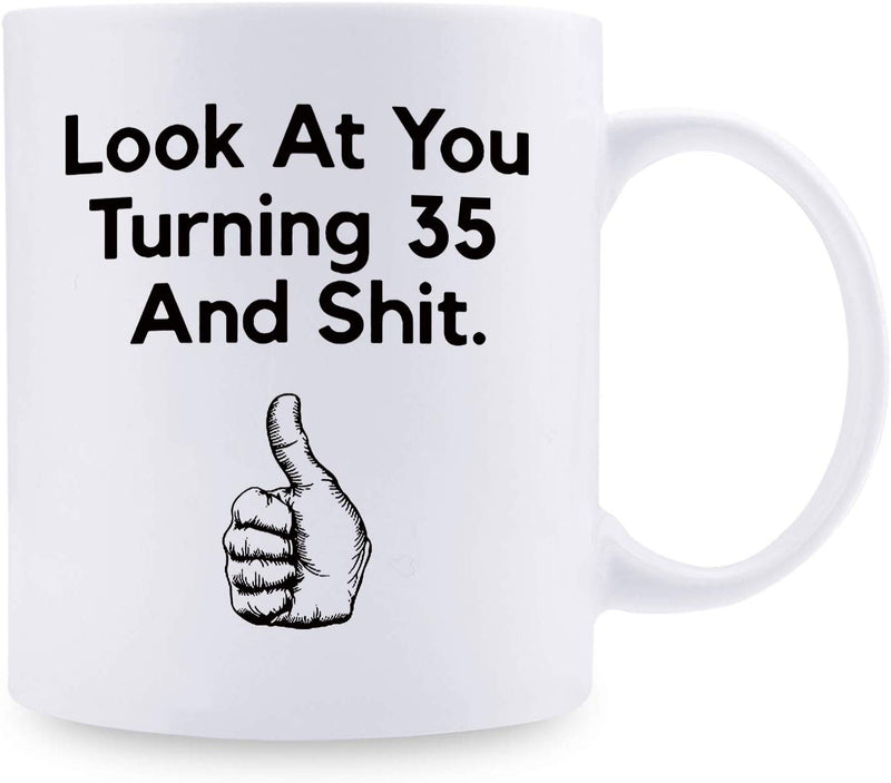 35th Birthday Gifts for Women - 1984 Birthday Gifts for Women, 35 Years Old Birthday Gifts Coffee Mug for Mom, Wife, Friend, Sister, Her, Colleague, Coworker - 11oz