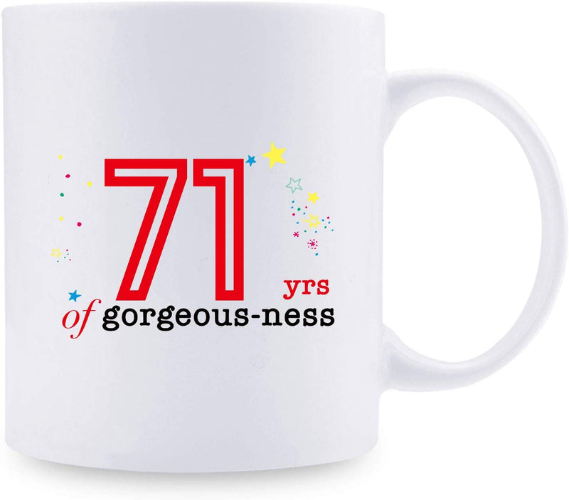 71st Birthday Gifts for Women - 1948 Birthday Gifts for Women, 71 Years Old Birthday Gifts Coffee Mug for Mom, Wife, Friend, Sister, Her, Colleague, Coworker - 11oz