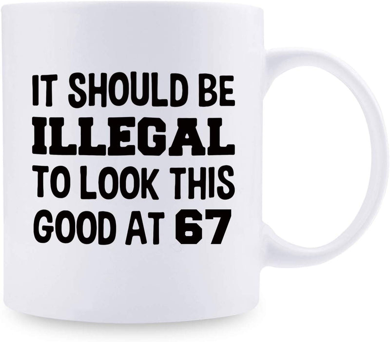 67th Birthday Gifts for Men - 1952 Birthday Gifts for Men, 67 Years Old Birthday Gifts Coffee Mug for Dad, Husband, Friend, Brother, Him, Colleague, Coworker - 11oz