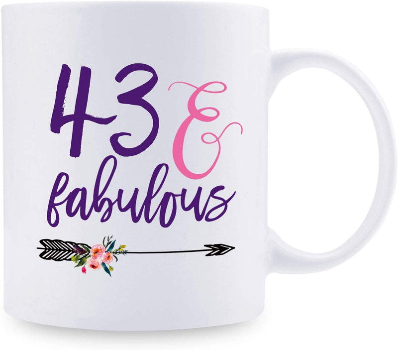 43rd Birthday Gifts for Men - 1976 Birthday Gifts for Men, 43 Years Old Birthday Gifts Coffee Mug for Dad, Husband, Friend, Brother, Him, Colleague, Coworker - 11oz