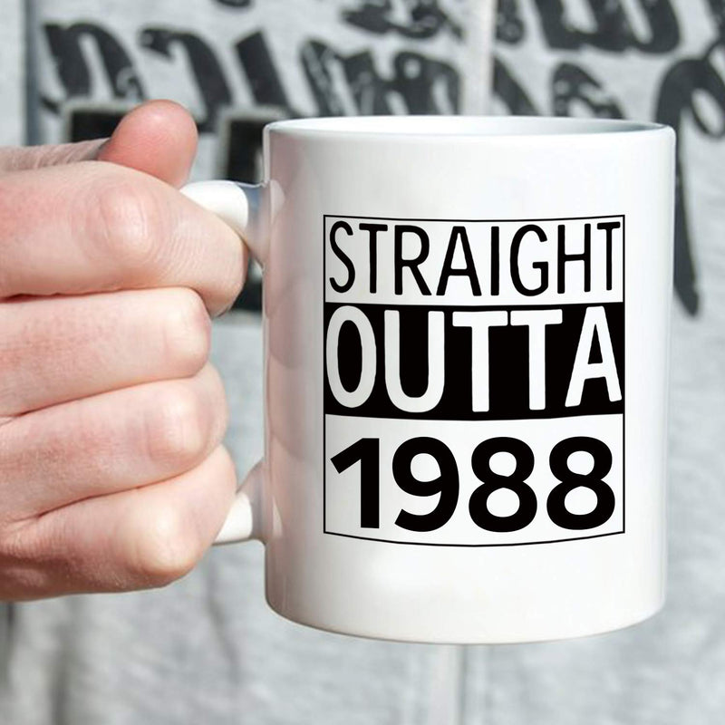 31st Birthday Gifts for Men - 1988 Birthday Gifts for Men, 31 Years Old Birthday Gifts Coffee Mug for Dad, Husband, Friend, Brother, Him, Colleague, Coworker - 11oz