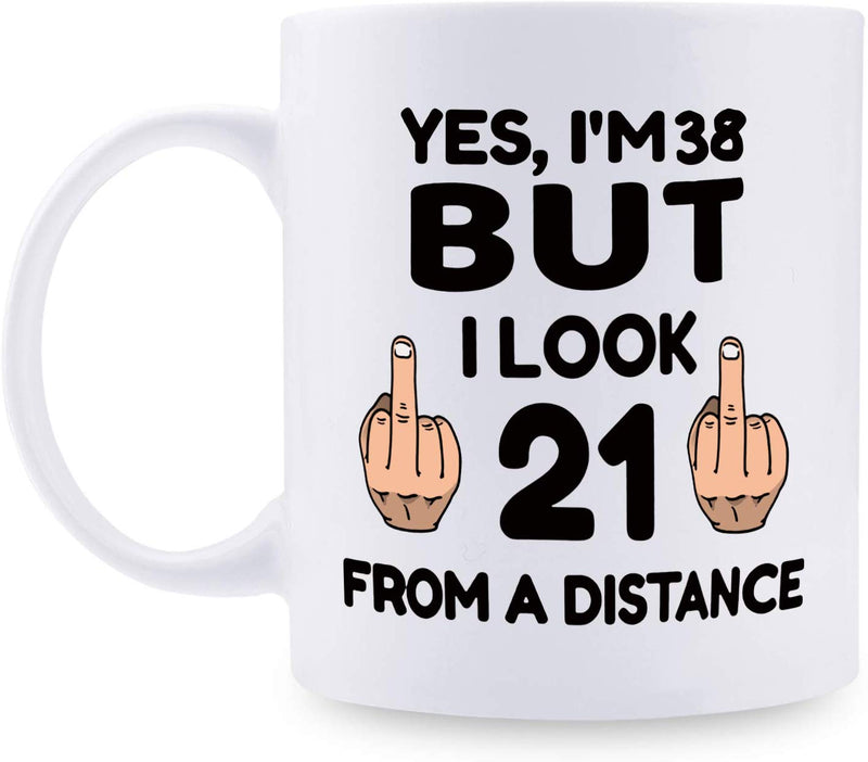 38th Birthday Gifts for Women - 1981 Birthday Gifts for Women, 38 Years Old Birthday Gifts Coffee Mug for Mom, Wife, Friend, Sister, Her, Colleague, Coworker - 11oz