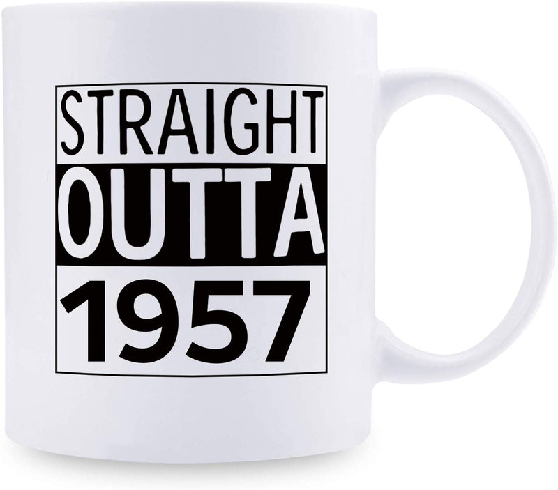 62nd Birthday Gifts for Women - 1957 Birthday Gifts for Women, 62 Years Old Birthday Gifts Coffee Mug for Mom, Wife, Friend, Sister, Her, Colleague, Coworker - 11oz