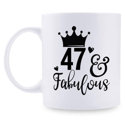 47th Birthday Gifts for Men - 1972 Birthday Gifts for Men, 47 Years Old Birthday Gifts Coffee Mug for Dad, Husband, Friend, Brother, Him, Colleague, Coworker - 11oz