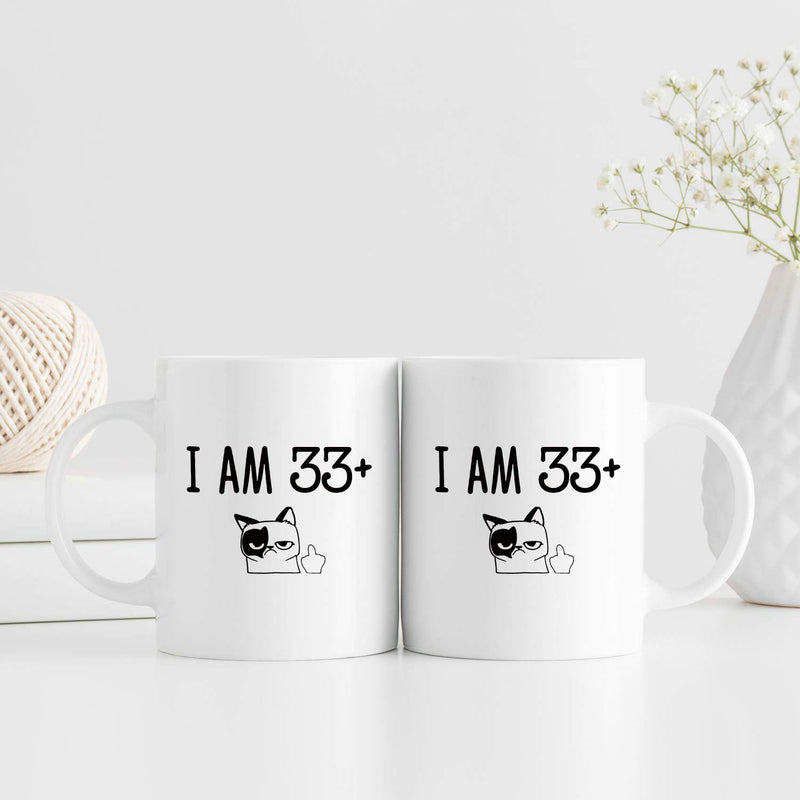 34th Birthday Gifts for Men - 1985 Birthday Gifts for Men, 34 Years Old Birthday Gifts Coffee Mug for Dad, Husband, Friend, Brother, Him, Colleague, Coworker - 11oz