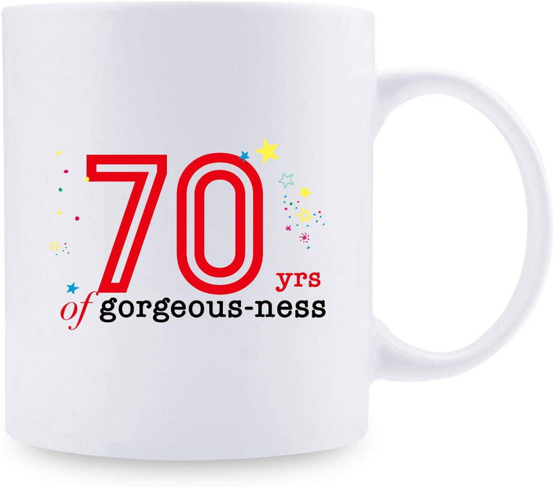 70th Birthday Gifts for Women - 1949 Birthday Gifts for Women, 70 Years Old Birthday Gifts Coffee Mug for Mom, Wife, Friend, Sister, Her, Colleague, Coworker - 11oz