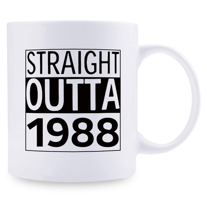 31st Birthday Gifts for Men - 1988 Birthday Gifts for Men, 31 Years Old Birthday Gifts Coffee Mug for Dad, Husband, Friend, Brother, Him, Colleague, Coworker - 11oz