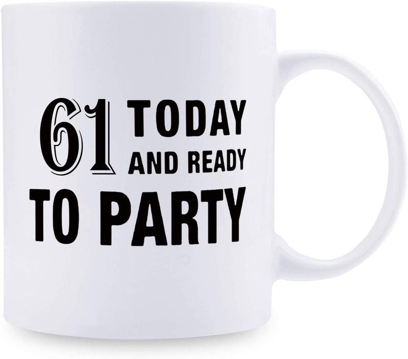 61st Birthday Gifts for Women - 1958 Birthday Gifts for Women, 61 Years Old Birthday Gifts Coffee Mug for Mom, Wife, Friend, Sister, Her, Colleague, Coworker - 11oz
